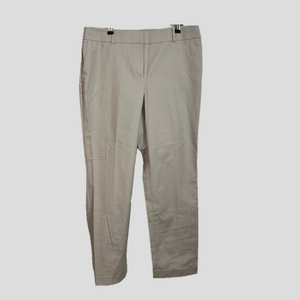 Ann Taylor Taupe Straight Leg Trousers 12